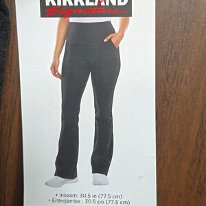Kirkland Signature Dark Grey Brushed Flare Legging
